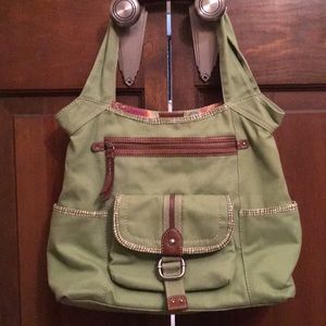 Light Green Fossil Handbag/Tote